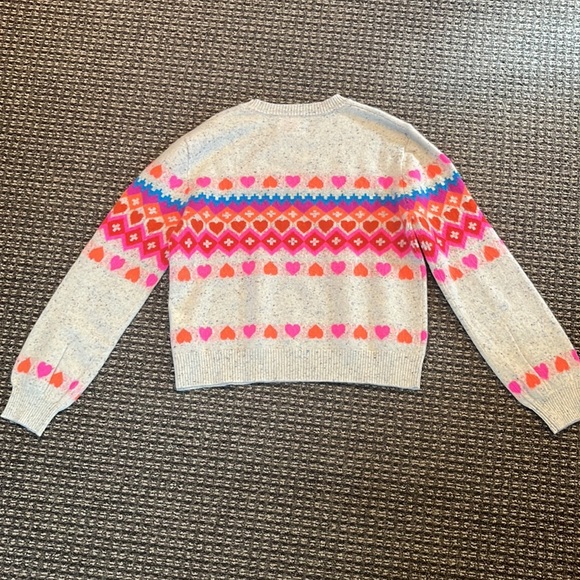 Brodie Cashmere Rainbow Fairisle Jumper 100% cashmere - Picture 4 of 6